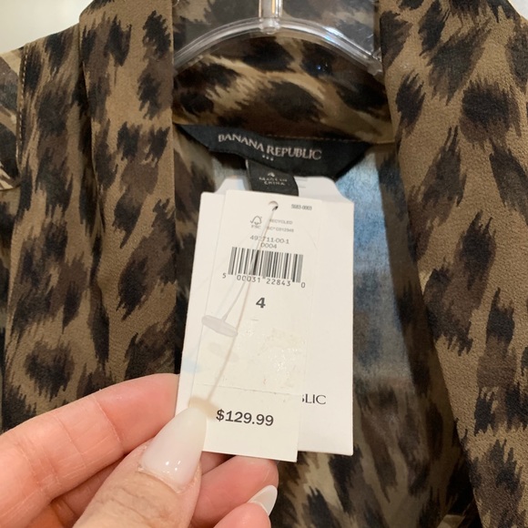 Banana Republic ., Animal print dress 🐆SZ 4 - Picture 5 of 10